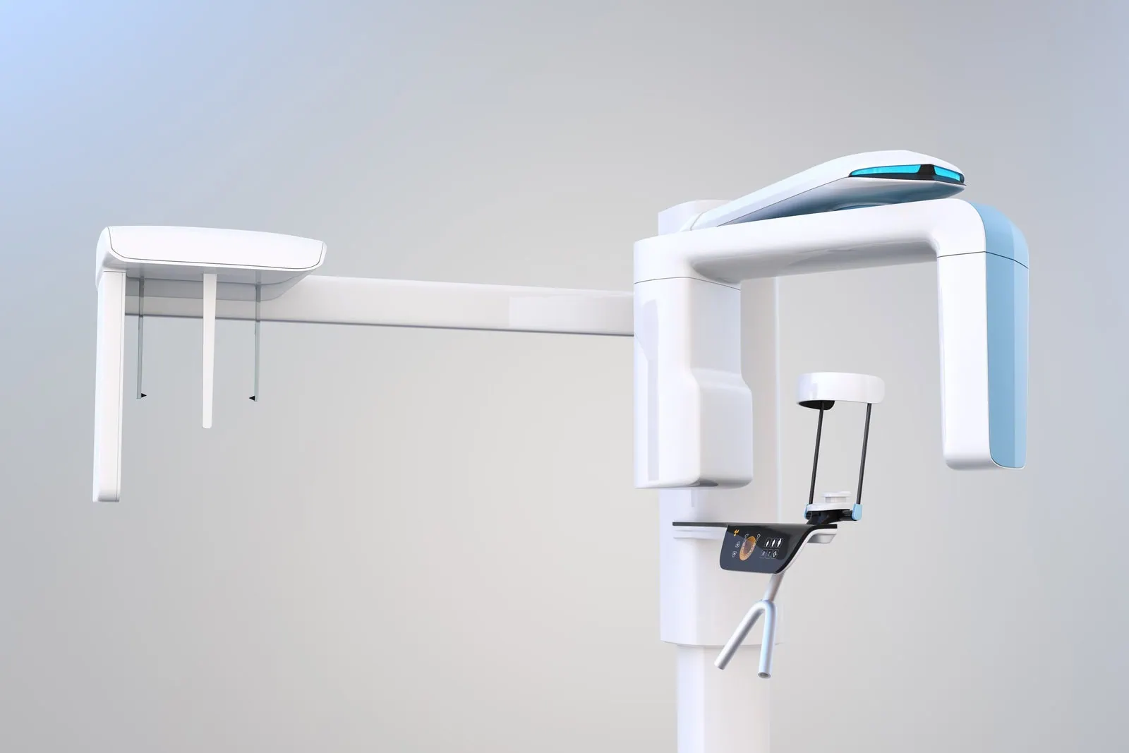3D CBCT scan used to plan a multi-implant case